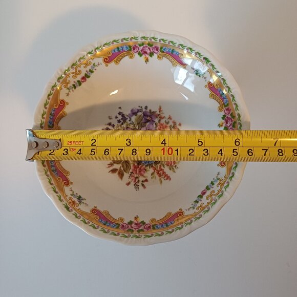 Limoges Flowers Fruit Bowl Serving Dish - Picture 6 of 9